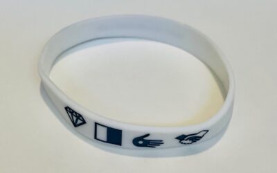 Wristband (White – Large)